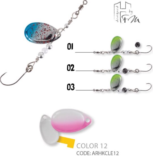 Herakles Körforgó Clever Spin 1.5g White Pink