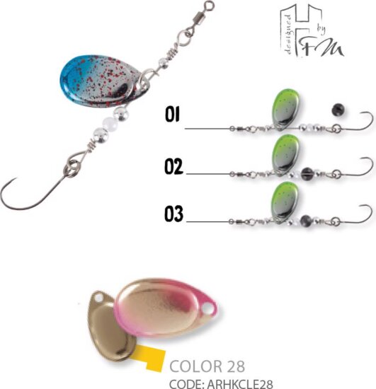 Herakles Körforgó Clever Spin 1.5g Golden Trout