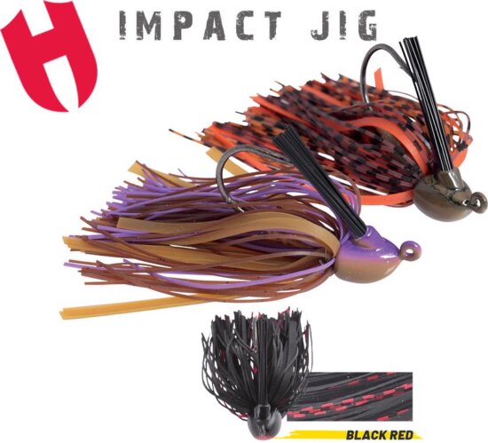 Herakles Jig Impact 3/8Oz 10.5g Black/Red