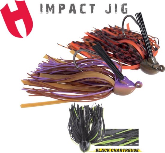Herakles Jig Impact 3/8Oz 10.5g Black/Chartreuse