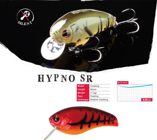 Herakles Hypno-Sr F 5.6cm 11.5g Red Craw