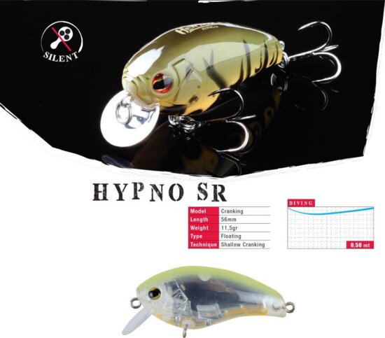 Herakles Hypno-Sr F 5.6cm 11.5g Chartreuse Laminated
