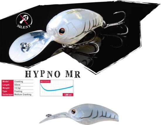 Herakles Hypno-Mr F 5.6cm 14.5g White Craw