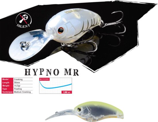 Herakles Hypno-Mr F 5.6cm 14.5g Chartreuse Laminated
