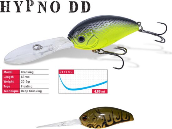 Herakles Hypno-Dd Deep Dive F 6.3cm 20.5g Brown Craw