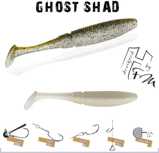 Herakles Ghost Shad 7.5cm Sexy Shad