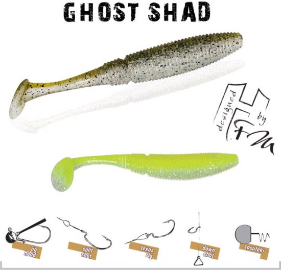 Herakles Ghost Shad 7.5cm Cartreuse Impact