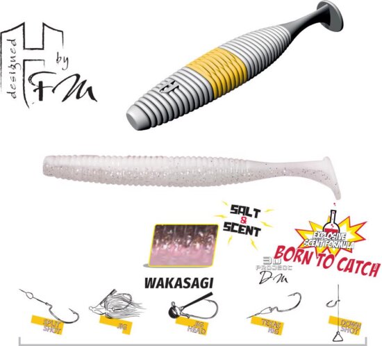 Herakles Fat Shad-Ow105 4.2" 10.5cm Wakasagi