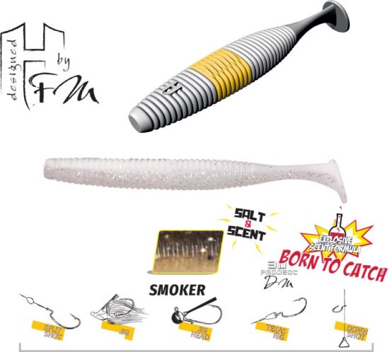 Herakles Fat Shad-Ow105 4.2" 10.5cm Smoker