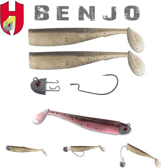 Herakles Combo Horog Benjo Shad 3" 7.5cm Smoke Pink Combo Shad