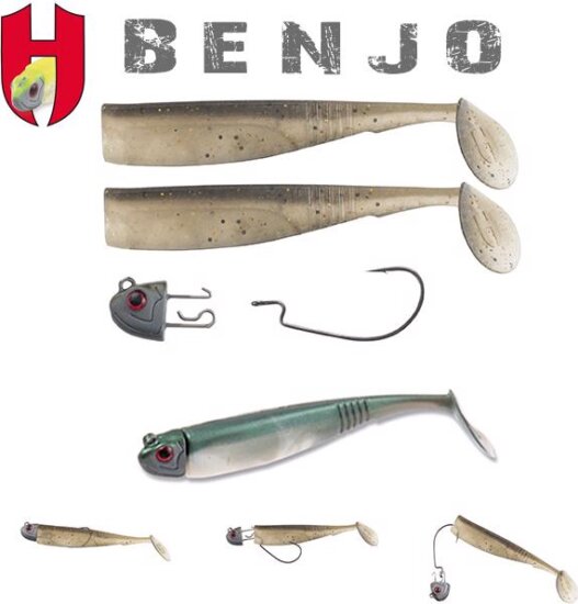 Herakles Combo Horog Benjo Shad 3" 7.5cm Shiner