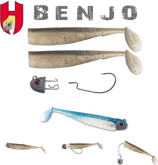 Herakles Combo Horog Benjo Shad 3" 7.5cm Blue Combo Shad