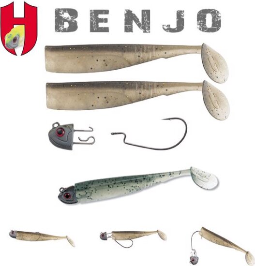 Herakles Combo Horog Benjo Shad 3" 7.5cm Baitfish