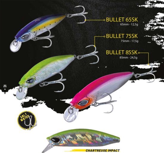 Herakles Bullet 75Sk 7.5cm 17.5g Chartreuse Impact