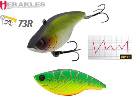 Herakles Blaze Rattle 73R S 7.3cm 17g Firetiger