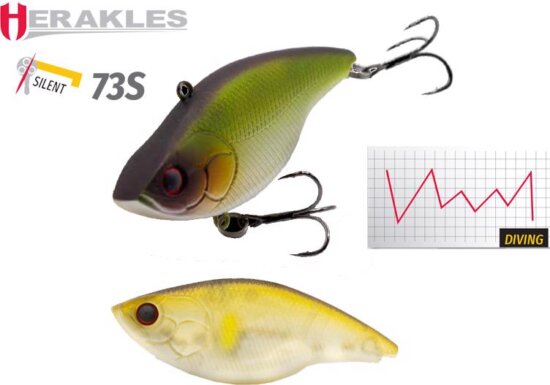 Herakles Blaze Rattle 73 Silent S 7.3cm 17g Matt Ayu