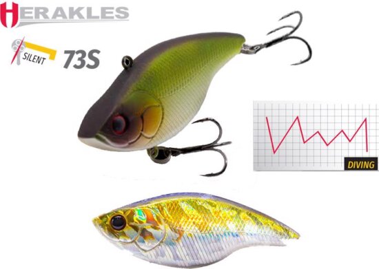 Herakles Blaze Rattle 73 Silent S 7.3cm 17g Alburno Flash