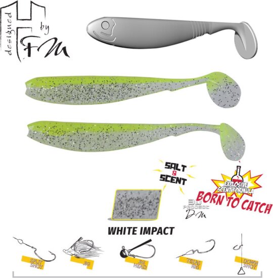 Herakles Benjo R 3.6" 9cm White Impact