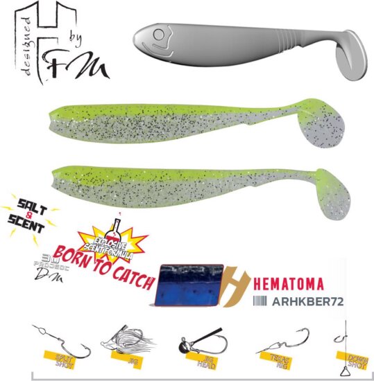 Herakles Benjo R 3.6" 9cm Flash Minnow