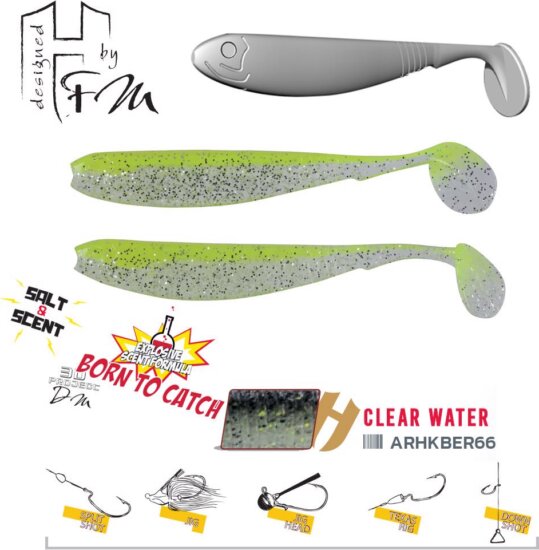 Herakles Benjo R 3.6" 9cm Clear Water