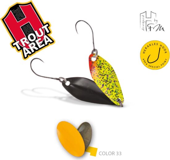 Herakles Area Spoon Losko 2.5g Color 33 Yellow Stone