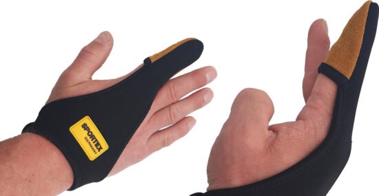 Dóbó Ujjvédő Bőrbetétes Sportex