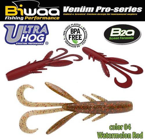 Biwaa Ultra Hog 3" 7.5cm 04 Watermelon Red