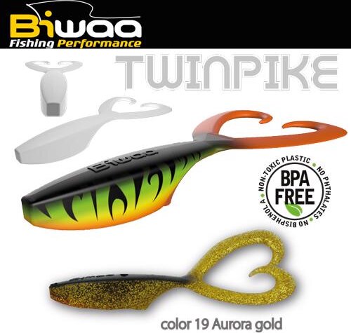 Biwaa Twinpike 6" 15cm 24g 19 Aurora Gold