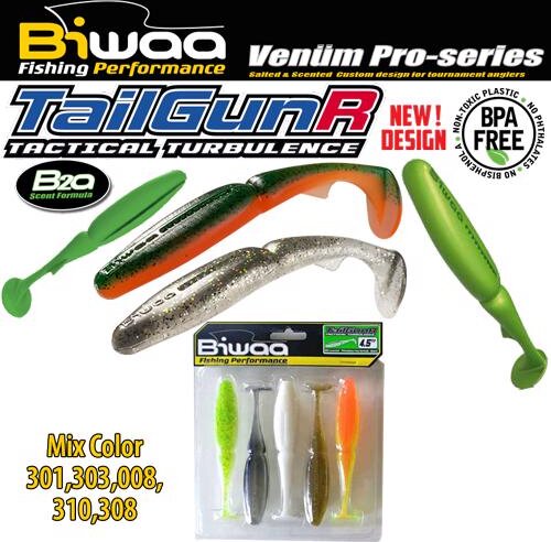 Biwaa Tailgunr 4.5" 11.5cm Mix Color