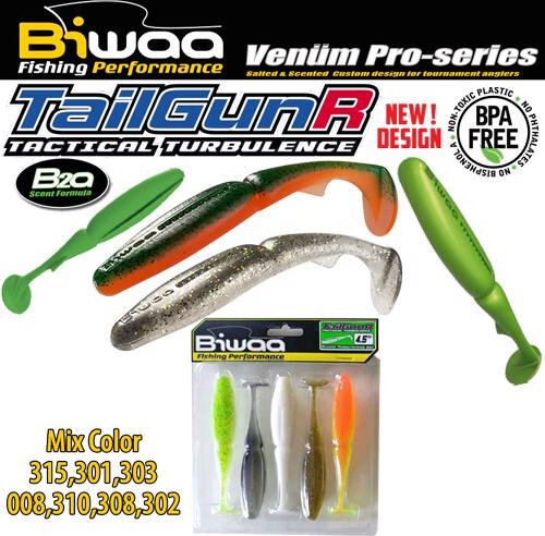 Biwaa Tailgunr 3.5" 9cm Mix Color