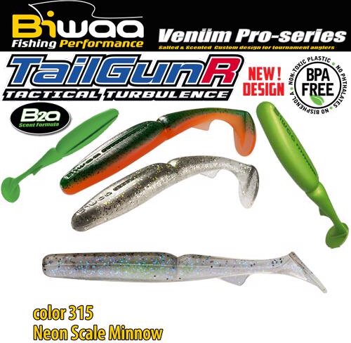 Biwaa Tailgunr 3.5" 9cm 315 Neon Scale Minnow
