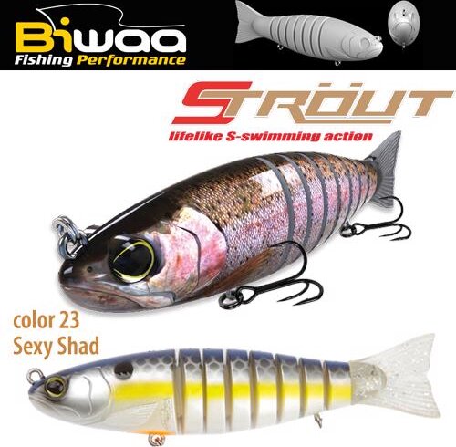 Biwaa Swimbait Strout 5.5" 14cm 29g 23 Sexy Shad