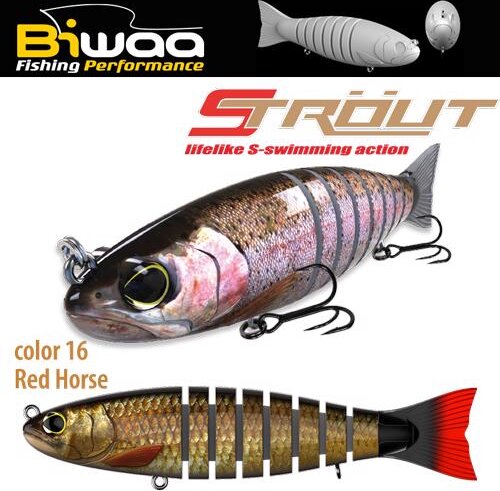 Biwaa Swimbait Strout 5.5" 14cm 29g 16 Redhorse