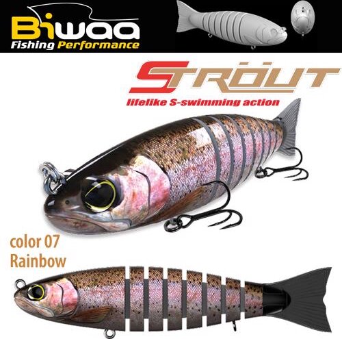 Biwaa Swimbait Strout 5.5" 14cm 29g 07 Rainbow