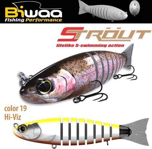 Biwaa Swimbait Strout 3.5" 9cm 8g 19 Hi-Viz