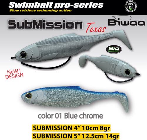 Biwaa Submission 5" 13cm 01 Blue Chrome