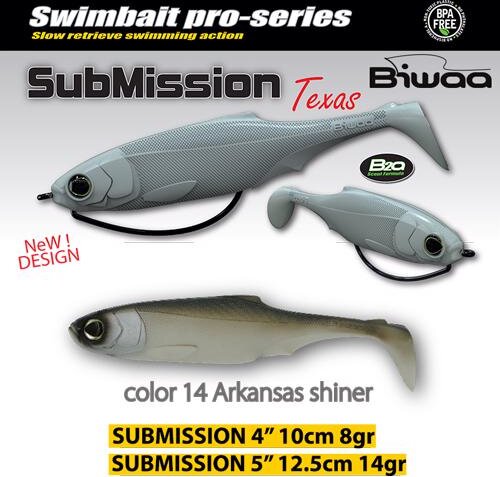 Biwaa Submission 4" 10cm 14 Arkansas Shiner