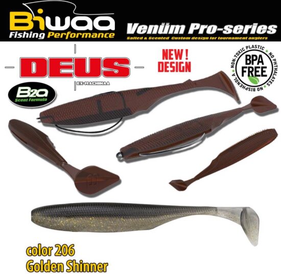 Biwaa Deus 6" 15cm 206 Golden Shiner