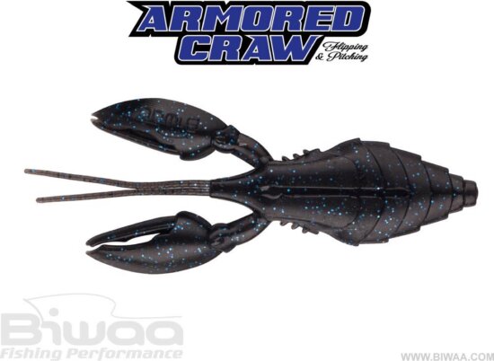 Biwaa Armored Craw 4" 10cm 10 Black & Blue