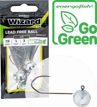 Wizard Twisterfej Go Green 2/0 7g 3db/cs