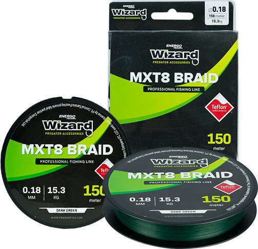 Wizard Mxt8 Braid 0,08mm 150m 8,1kg