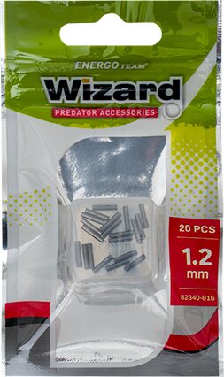 Wizard Drótelőke Rögzítő Cső 1.8x2.2x8mm 20db/cs Fényes Fekete