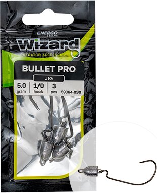 Wizard Bullet Pro Jig Fej 10g 3/0 3db/cs