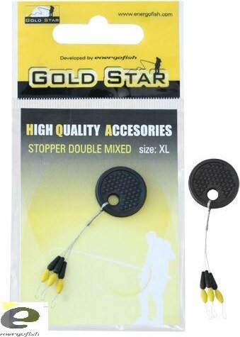 Stopper Kamasaki Dupla Fekete/Sárga XL