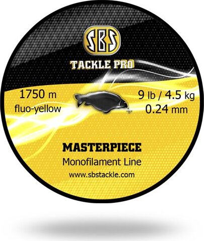 SBS Masterpiece Monofilament Line Fluo Yellow 1240 0.30