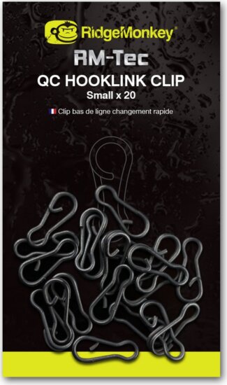 Ridgemonkey Rm-Tec Quick Change Hooklink Clip Kapocs 20db