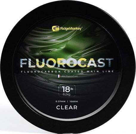 Ridgemonkey Fluorocast Fluoro Coated Bevonatos Főzsinór 0.33mm/15lb 1000m