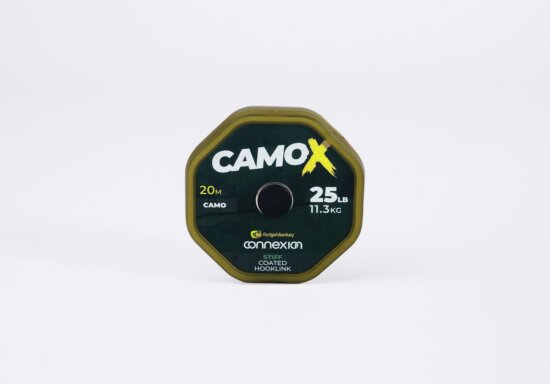 Ridgemonkey Connexion Camox Stiff Coated Hooklink Előkezsinór 35lb 20m