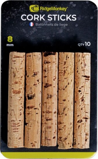 Ridgemonkey Combi Bait Drill Spare Cork Sticks 8mm Parafa Rúd 10db