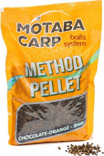 Motaba Carp Method Pellet Csoki Narancs 3mm 800g